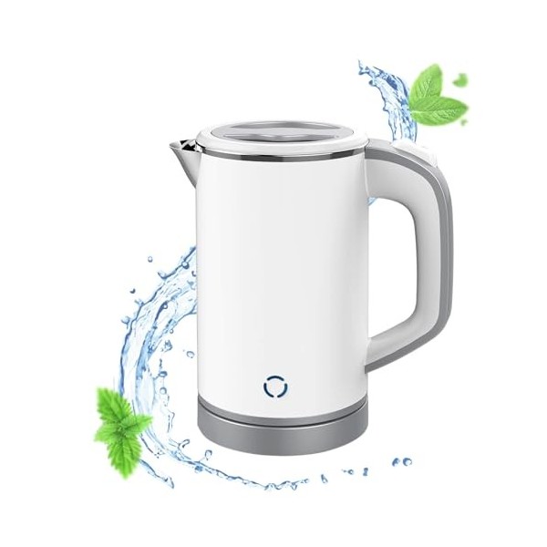 MiliPow Bouilloire de Voyage 800ml, 5 Minutes débullition Rapide, Bouilloire Portable, Mini Bouilloire de Camping, Petite Bo