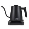 CASO Coffee Classic Kettle - bouilloire électrique, design noir mat de haute qualité avec bec verseur incurvé, intérieur en a