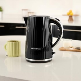 Russell Hobbs Bouilloire électrique Eau chaude, thé, café, 1,7 L, couvercle à ouverture par pression, bec verseur parfait, f