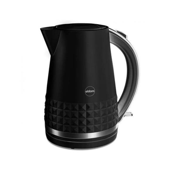 eldom Bouilloire C270C - Capacité : 1,7 l - Haute performance - Design rétro classique - Indicateur de niveau deau - Noir