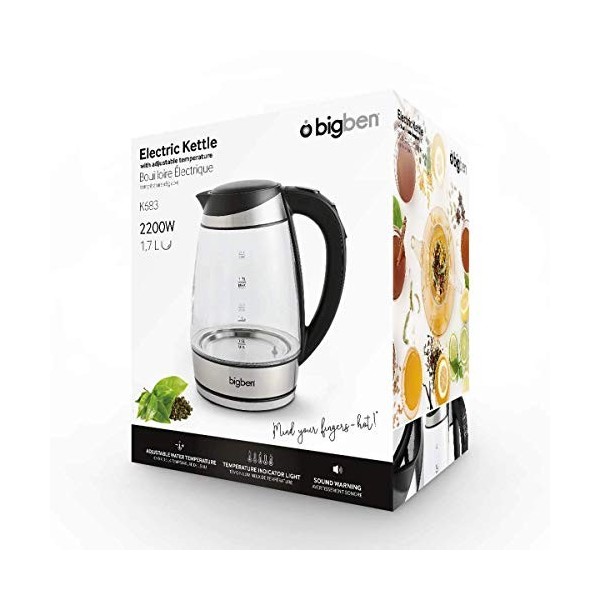 Bouilloire électrique à température réglable Bigben Interactive K683