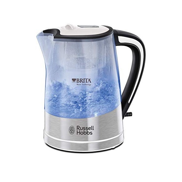Russell Hobbs - 22851 - Bouilloire sans fil avec filtre 1L 2200 W - Acier chromé