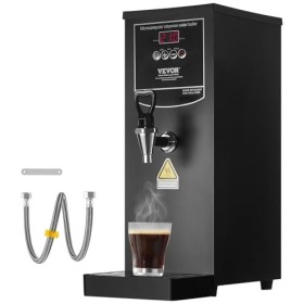 VEVOR Distributeur dEau Chaude Électrique Commercial, Fontaine à Eau Chaude 2500 W 50 L/h, avec Tube Chauffant en Acier Inox