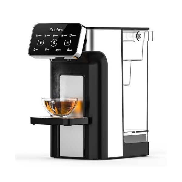 ZACHVO Distributeur deau chaude, eau filtrée, réservoir deau de 3 litres
