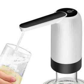 Distributeur Bouteilles deau Electrique, Pompe à Eau Amovible Robinet Bouteilles Universel avec Tuyau Silicone 50cm pour Bur
