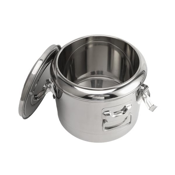 Distributeur de Boissons Isotherme en Acier Inoxydable 30 L, Distributeur de Boissons Chaudes et Froides avec Robinet, 8,0 Ga