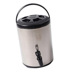 Distributeur de boissons isotherme en acier inoxydable 304 8 litres - Distributeur de boissons chaudes et froides - Seau doub