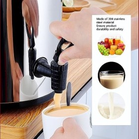 Distributeur de Boissons Isotherme en Acier Inoxydable, Distributeur de Boissons Chaudes et Froides Isothermes de 8 Litres, D