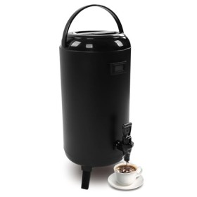 Distributeur de Boissons Isotherme en Acier Inoxydable 12 L, Marmite à Vin Distributeur Thermique Isotherme avec Affichage de