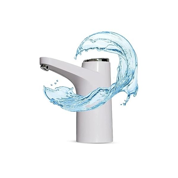 Distributeur deau NK - Indicateur LED, batterie USB rechargeable de 1500 mAh, matériau en silicone, compatible 4,5L 5L 7,5L 