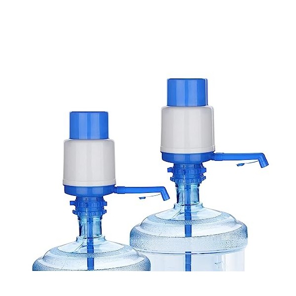 2X Distributeur Manuel deau pour bidon, doseur deau, Pompe Manuelle de Distribution deau pour bidons jusquà 20 l avec Bou