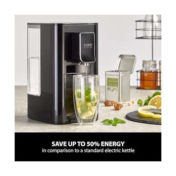 CASO HW 550 -Turbo Distributeur deau chaude, préparation de thé, café soluble, aliments pour bébés, réservoir deau capacité