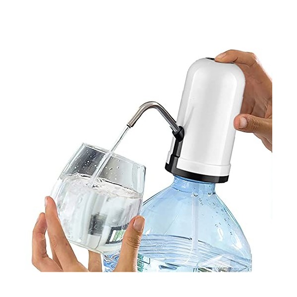 MovilCom® - Distributeur deau Froide et Chaude électrique | Distributeur deau avec 3 adaptateurs | Pompe à Eau USB modèle 0