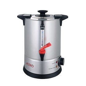 Astro - Distributeur deau Chaude 6 L | Boissons chaudes : infusions, thé, vin chaud... | Inox | Maintient en température | R