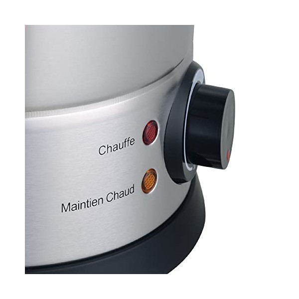 Astro - Distributeur deau Chaude 6 L | Boissons chaudes : infusions, thé, vin chaud... | Inox | Maintient en température | R