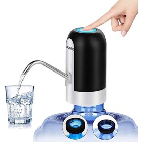 DLOPK Distributeur deau, 5 Gallon USB Recharge automatique Pompe à eau portable électrique, amovible, adaptée à lutilisatio