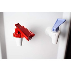 O-Water Machine à Eau Basic Chaud et Froide Plastique et Métal Blanc