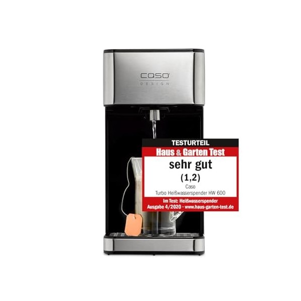 CASO HW 600 Distributeur deau chaude - de leau chaude en seulement 5 secondes, économise jusquà 50 pour cent dénergie, co