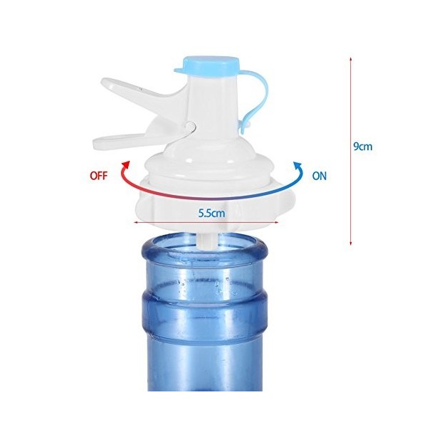 Pompe à bouteille deau, vanne distributrice à commande manuelle, pompe à eau potable compatible avec la plupart des refroidi