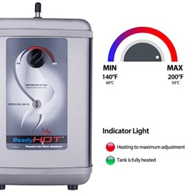 Prêt à chaud en acier inoxydable de leau chaude Distributeur de système