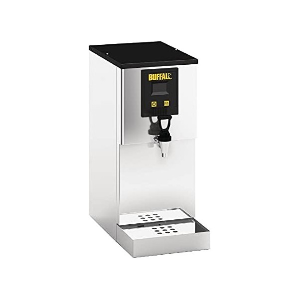 Buffalo Chaudière à eau 3 kW 10 litres - Remplissage automatique avec filtration - Urne deau en acier inoxydable pour thé et