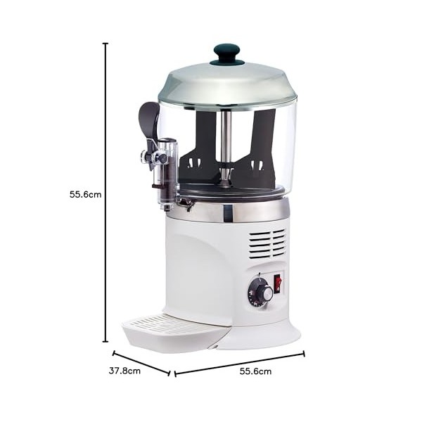 Saro Nina 175-1146 Distributeur de cacao Blanc 5 l