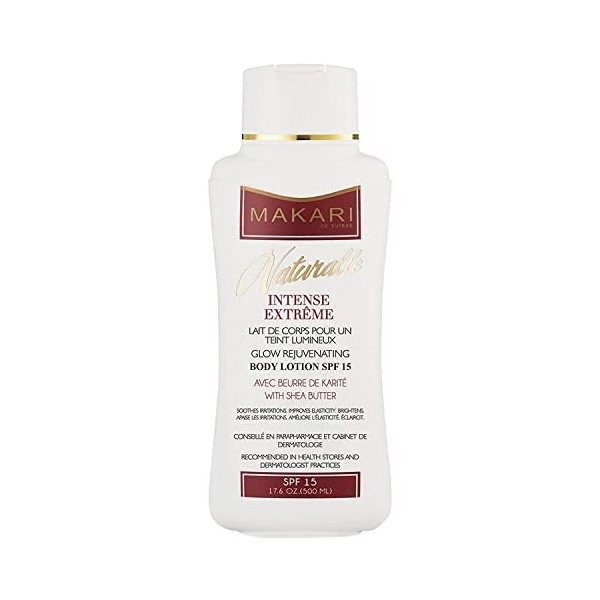 Makari Naturalle Intense Extrême Lotion Corps Éclaircissante 17.6 oz. . Lotion corps hydratante, éclaircissante et raffermis