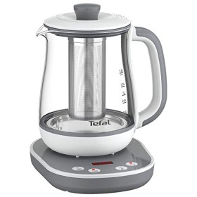 Tefal Tastea machine à thé, 8 réglages de température, Capacité de 1,5 L, Panier à thé amovible en acier inoxydable, Maintien