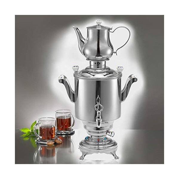 Beem 5982 Romanov Iii Samovar 230 V 5 litres Acier inoxydable