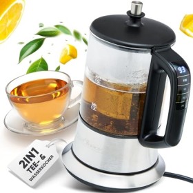 Bouilloire electriques - Bouilloire électrique - Profi Cook PC-TK 1165 - Bouilloire 2 en 1 - à thé et à leau - Commandes Tac