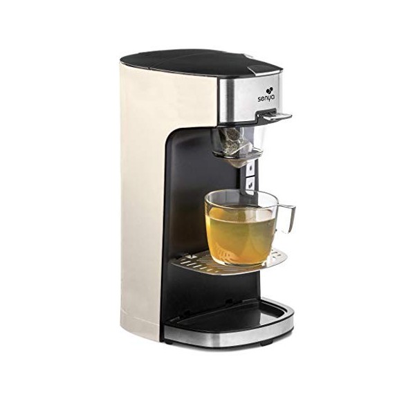 Senya Machine à thé noire Tea Time, théière électrique compatible thé vrac ou sachet, avec infuseur amovible 1400 W, SYBF-CM0