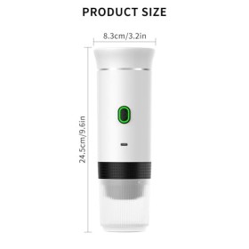 VHV Machine à Café Portable de Voyage,Chauffage Rapide 3 En 1 Cafetiere Portable 12V, Auto-Chauffage de 4 à 6 Minutes, Grande