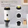 Machine à espresso électrique portable, petite machine à espresso auto-chauffante de voyage rechargeable USB/ 12V voiture pe
