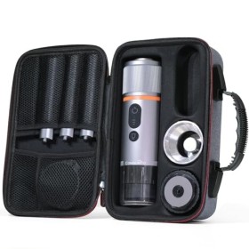 CONQUECO Machine à expresso portable Machine à café électrique : petite machine à expresso de voyage 12 V pour voiture – Auto