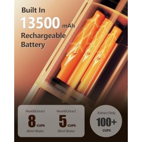 CONQUECO Machine à expresso portable Machine à café électrique : petite machine à expresso de voyage 12 V pour voiture – Auto