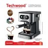 Techwood Cafetière expresso TCA-156EXN, Noir
