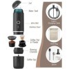 Besmall Auto-Chauffage Mini Cafetière à Espresso Portable Chauffante à Piles, Rechargeable Cafetiere de voyage pour capsules 