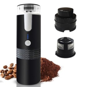 Irishom Machines à Café Electriques Portables, Mini Cafetière de Américain 6 oz 1200 mAh, avec Tasse de Café en Poudre et Bac