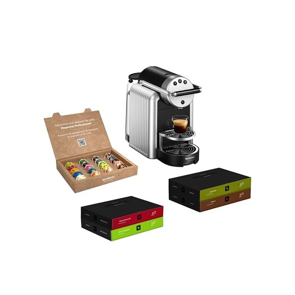 Nespresso Professionnel - Machine à Café Zenius & 200 capsules - Adaptée aux Professionnels