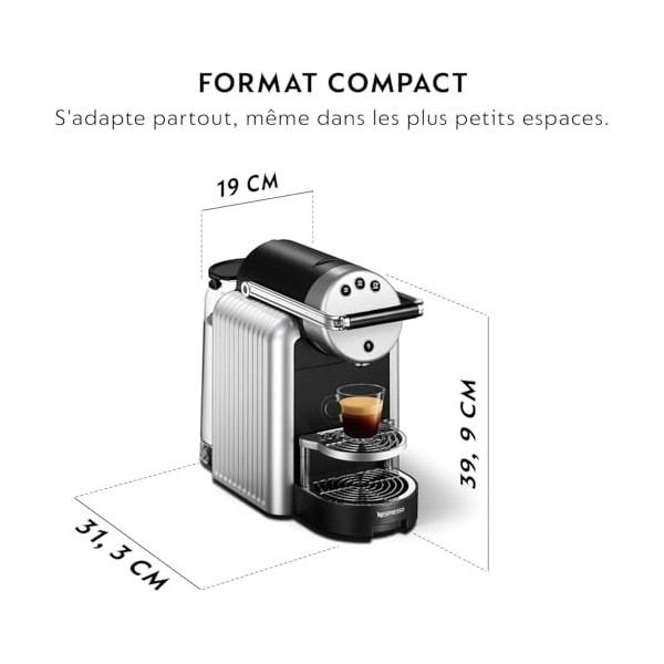 Nespresso Professionnel - Machine à Café Zenius & 200 capsules - Adaptée aux Professionnels