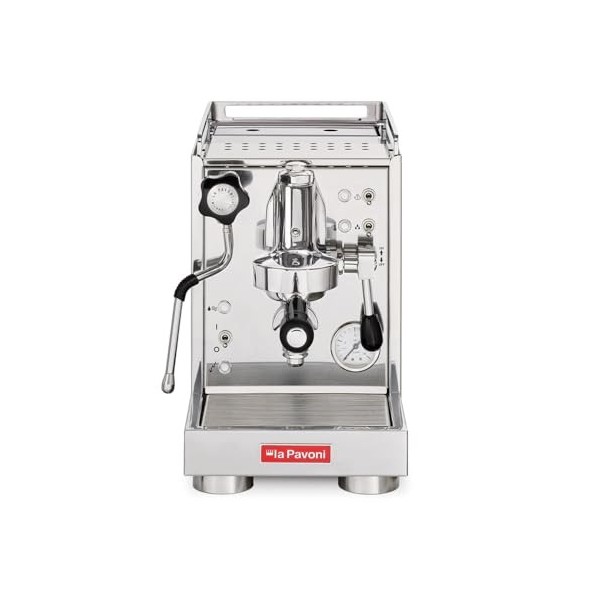 La Pavoni LPSMCS01EU, Machine à café semi-professionnelle Mini Cellini, Stainless steel