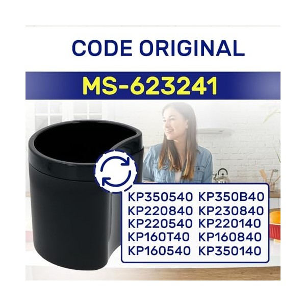 MONTERAL Poubelle Capsule pour Cafetières à Capsules avec le Code Original MS-623241 pour Krups pour Nescafe pour Dolce Gusto