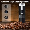 Ruiqas Machine à Café Expresso Electrique portable Sans Fil Compatible avec les Capsules Moulues et les Godets K-Cup pour le 