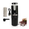 Gugxiom Machine à Portable, Cafetière 1200 MAh, Capsules de café Compatibles et café Moulu, Machine à à un Bouton pour Voyage