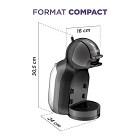 Krups Nescafé Dolce Gusto Machine à café capsules multi-boissons, 0.8 L, 15 bars, Cafetière compacte, Arrêt automatique, Tail