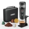 HIBREW H4A - Machine a Cafe Portable, 3 en 1 Cafetiere Expresso 12V, Compatible avec Capsules Nes* Original, DG*, Café Moulu,
