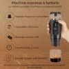 Handpresso - cafetière portable E-Presso+ 21710 | mini cafetiere electrique à batterie haute performance amovible/rechargeabl