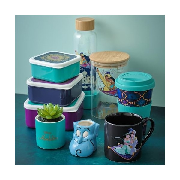 Half Moon Bay LBOX3DC02 Lot de 3 boîtes à lunch avec couvercles, plastique, 20 litres