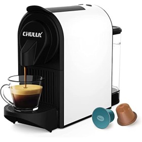 CHULUX Machine à Café Capsules, Cafetières à Dosettes, 20 Bars de Pression, Machine Expresso pour Capsules Compatibles Nespre