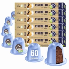 La Natura Lifestyle CAFÉ BIO RISTRETTO 60 capsules de café compatibles machines à capsules Nespresso | Capsules industrielles